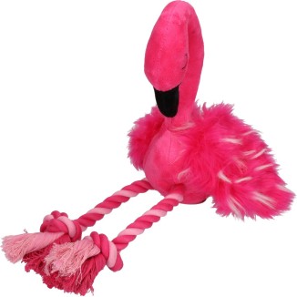 Jouet pour Chien Pawise Flamingo L : Amusement Rose en Taille L