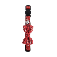 Collier pour Chat Pawise avec Nœud Papillon Rouge - Élégance Féline
