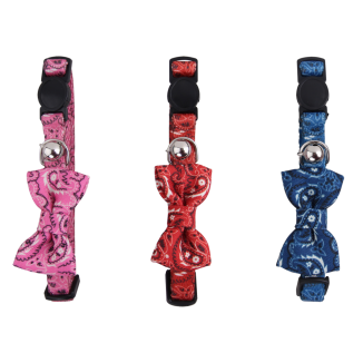 Collier pour Chat Pawise avec Nœud Papillon Bleu - Élégant et Ludique