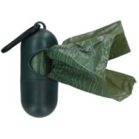 Distributeur PoopyGo avec 15 sacs parfumés à la lavande - Pratique pour promener votre chien