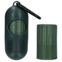 Distributeur PoopyGo avec 15 sacs parfumés à la lavande - Pratique pour promener votre chien