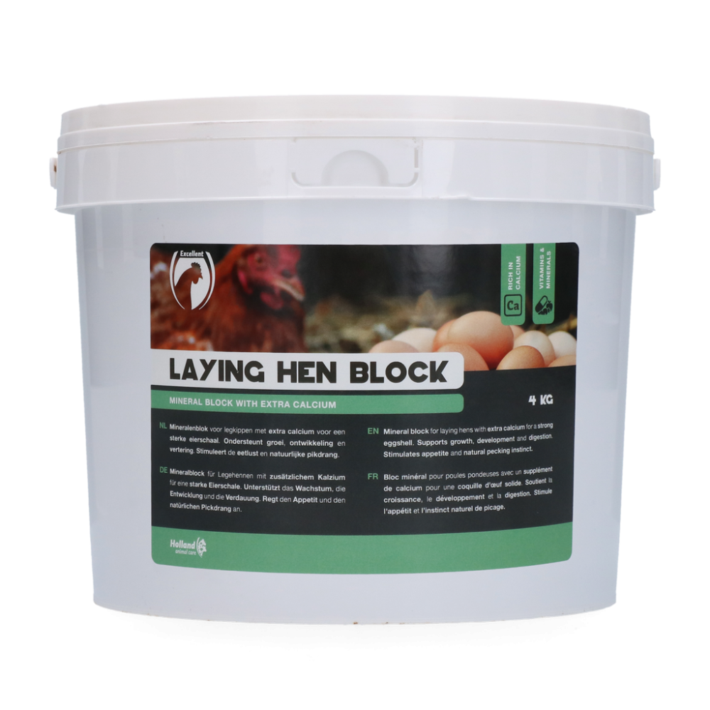 Bloc de Picorage Premium pour Poules Pondeuses 4 kg - Qualité supérieure