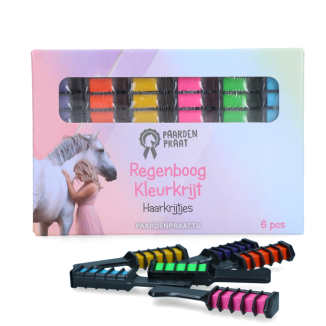 Craies de coloriage arc-en-ciel Paardenpraat : La magie équestre en couleurs