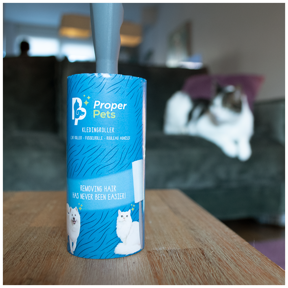 Rouleau Anti-Poils Adhésif Proper Pets : Solution Pratique pour les Poils de Chien