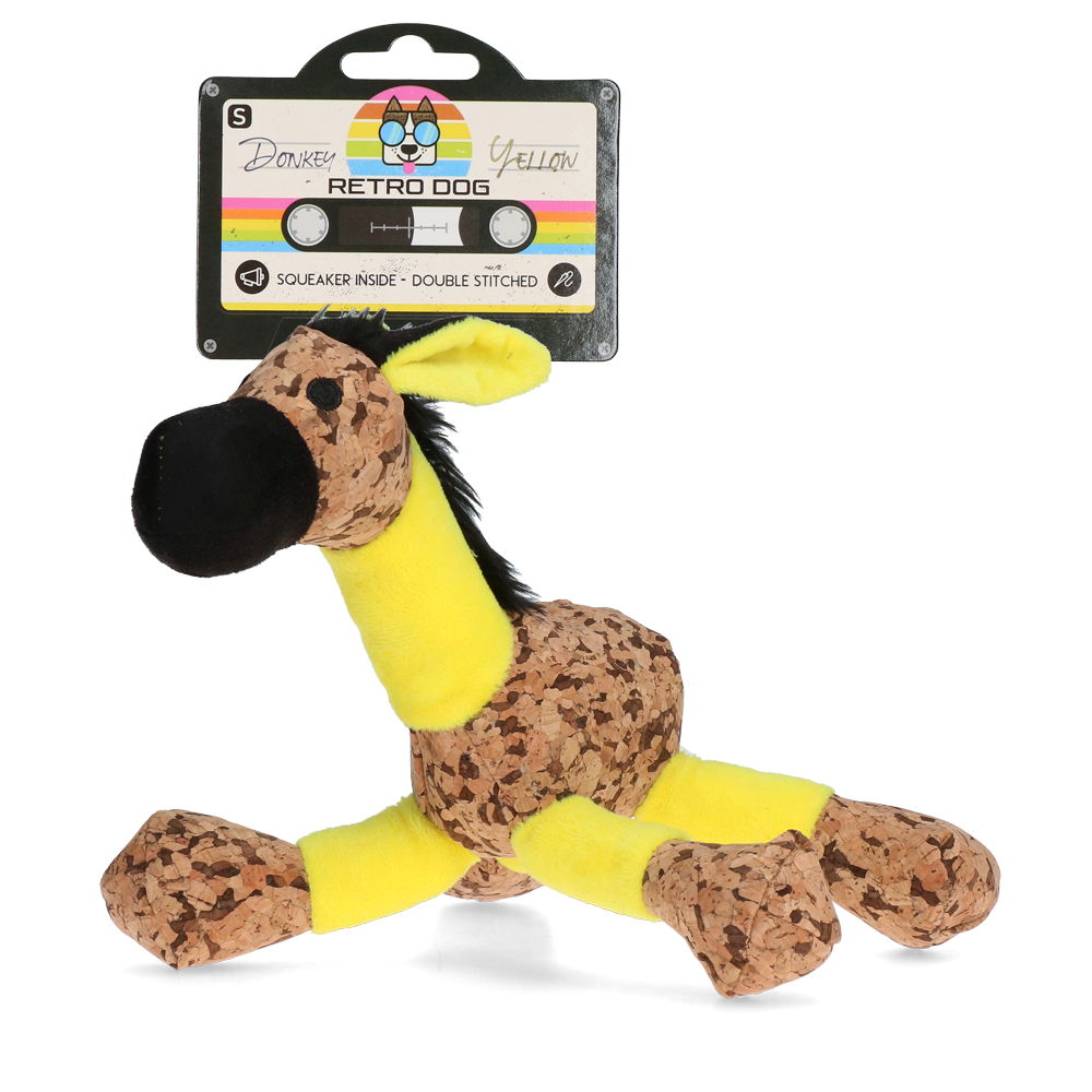 Rétrochien Âne Jaune S par Retro Dog - Design Vintage pour Chiens
