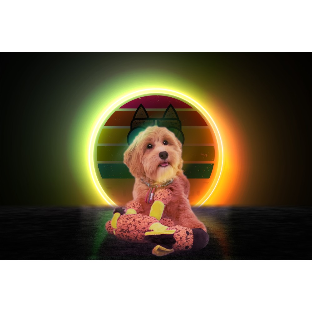 Rétrochien Âne Jaune S par Retro Dog - Design Vintage pour Chiens