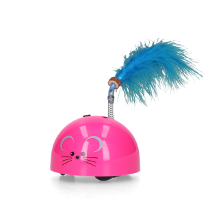 Souris Robocat Rose - Compacte et ludique pour les chats