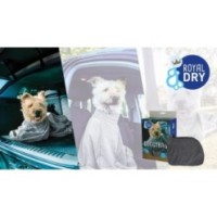 Sac de séchage Royal Dry Doggy Bag taille L - Absorption rapide pour chiens, dimensions 48.2x32.4x11.8 cm