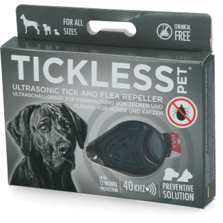 Tickless Pet protection minimale de 6 mois Noir