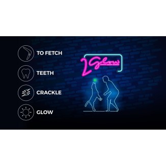 2 Os à mâcher lumineux de sa propre marque