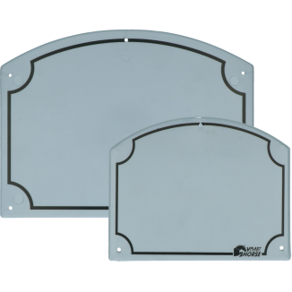 Plaque de box 11 x 13 cm