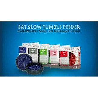 Mangeoire à Friandises Vert Eat Slow Live Longer