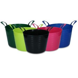 Seau V-Trug Flexi Bleu 14 l Rose