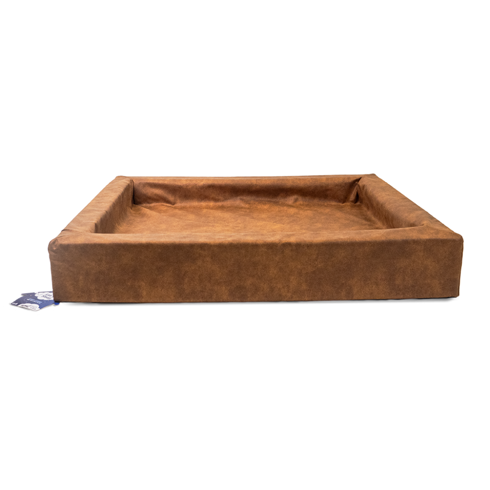Panier pour chien Let's Sleep Comfy Coussin XL Cognac