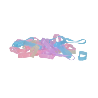Excellent Bandes de Caoutchouc pour Cheveux en Silicone Arc-en-ciel