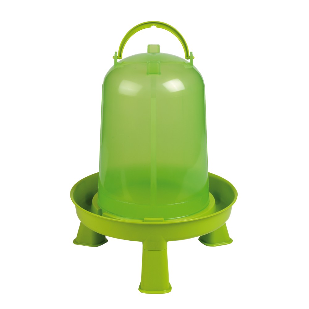 Abreuvoir pour volaille Gaun avec pieds Vert Citron 8 l