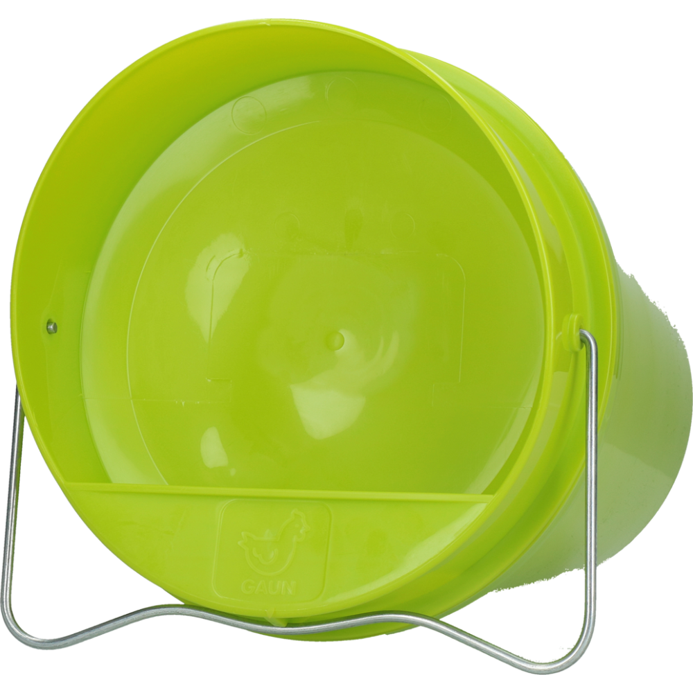 Seau à boire en plastique pour volaille Gaun 6 l Citron Vert