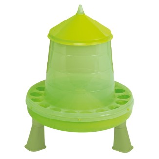 Mangeoire pour volaille Gaun avec pieds Vert Citron 4 kg