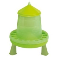 Mangeoire pour volaille Gaun avec pieds Vert Citron 4 kg