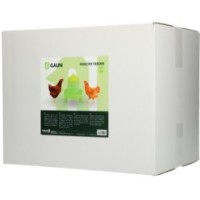 Mangeoire pour volaille Gaun avec pieds Vert Citron 4 kg