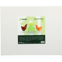 Mangeoire pour volaille Gaun avec pieds Vert Citron 4 kg