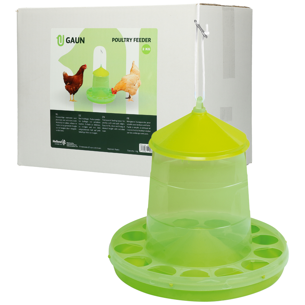 Distributeur de volaille Gaun Vert Citron 2 kg