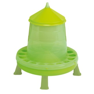 Mangeoire pour volaille Gaun avec pieds Vert Citron 8 kg
