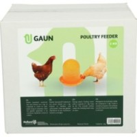 Mangeoire pour volaille Gaun Orange 2 kg