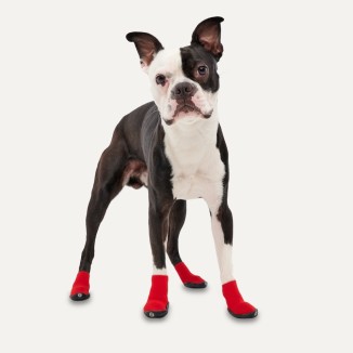 Goo-eez Bottes pour Chien Ultras 2 par Paquet S Rouge/Noir