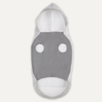 Sweat à capuche en polaire Kangourou Goo-eez XXS Gris