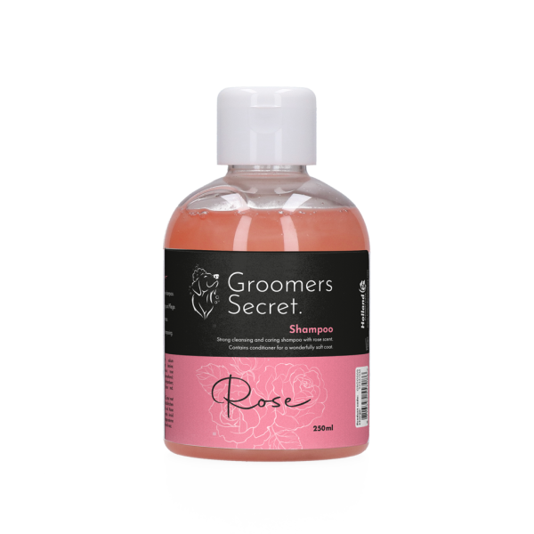 Shampoing Rose Groomers Secret 250 ml - Douceur et brillance pour votre chien